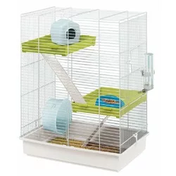 Ferplast Hamster Tris клетка для хомяков, белая - 46x29xh58 см