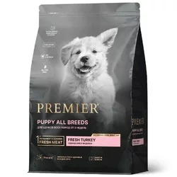 Premier Dog Turkey Puppy сухой корм для щенков всех пород с индейкой - 1 кг